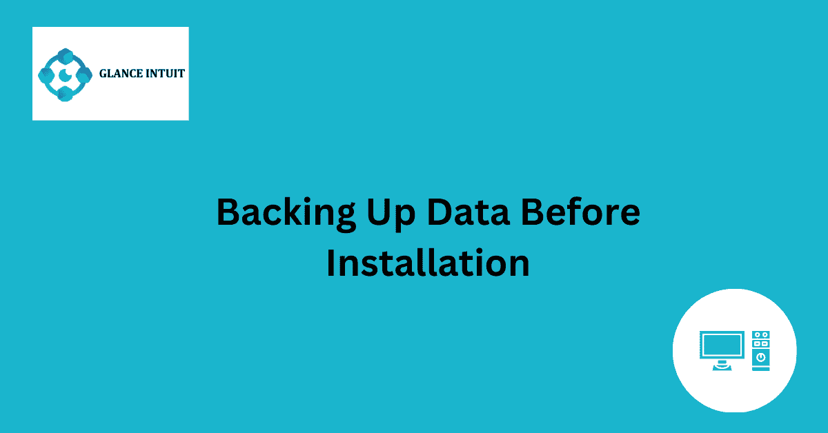 Backing Up Data Before Installation